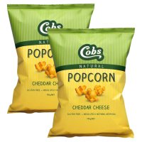 Cobs Natural Cheddar Cheese Popcorn 콥스 내추럴 체다 치즈 팝콘 100g 2팩