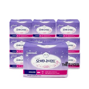 유한킴벌리 좋은느낌 코텍스 오버나이트10Px10팩 생리대