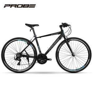 [한국자전거총판] PROBE 솔리더스(SOLIDUS) 자전거 21단 무광블랙/블루
