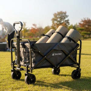 이고진 가보리 캠핑웨건 베이직 접이식 폴딩카트 롱바디 수레