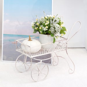 데팡스 샤렛수레 화분선반 화분받침대 인테리어 화분 정리대 거치대