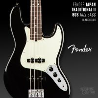 [당일발송] 펜더 재팬 트레디셔널2 60 재즈베이스 블랙 / FENDER TRADITIONAL II 60S JAZZ BASS 일펜