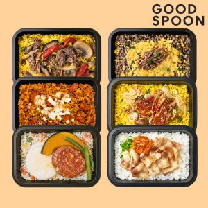 굿스푼 고기 덮밥 도시락 6종 6팩 단백질 운동 식단 아침 점심 간편식