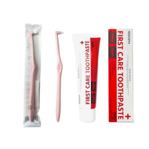 합리적 구매 개,고양이 칫솔 송곳+퍼스트케어치약 60g(메디코펫)