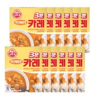 오뚜기 3분 카레 약간매운맛 200g 12개