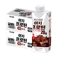 [파스퇴르] 이지프로틴 저당 초코 250ml 18팩+18팩