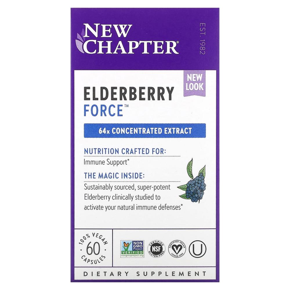 뉴 챕터 엘더베리 포스 60캡슐 New Chapter Elderberry Force