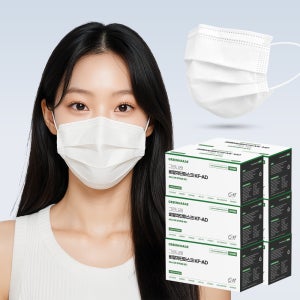 그린나래 국산 일회용 덴탈마스크 300매 MB필터 화이트