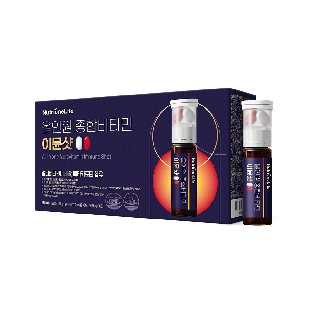 뉴트리원 올인원 영양제 멀티 종합 비타민 이뮨 샷 14개입, 1개