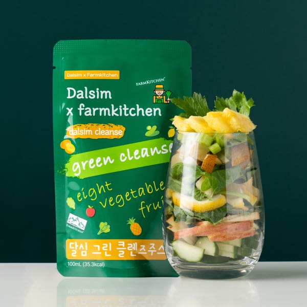 달심 그린 클렌즈주스 스무디 100g x 30팩, (케일 셀러리 시금치, 십자화과, 원물 직접 선별해독자개발한주스)