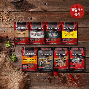 잭링크스 비프져키 소고기육포 100g 5종