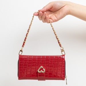 LG X6 2019 하트 지퍼 스트랩 다이어리 케이스 LM-X625N