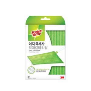3M 스카치브라이트 이지 극세사 막대걸레 리필 2매