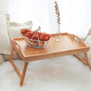 원목 손잡이 미니테이블 작은 좌식 책상 접이식 가정용 캠핑 휴대용 노트북 다과용 간식