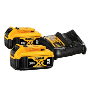 디월트 20V MAX 5.0Ah 배터리 스타터 키트 DCB184P2
