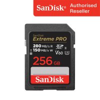 샌디스크 Extreme PRO SD Card (V60 USH-II U3 280MB/s) 256GB ENL