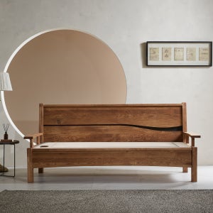 가보건강침대 황토 세라믹볼 돌침대 소파 원목 F헤이즐SE