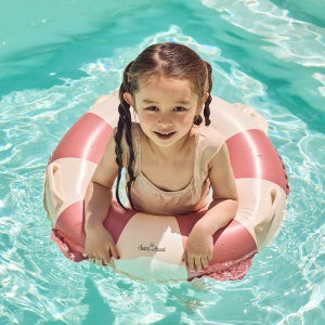 스윔어바웃 클래식 원형 어린이 튜브 스트라이프 감성 유아 키즈 수영장 계곡 물놀이튜브