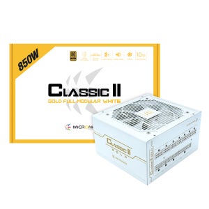 마이크로닉스 Classic II 850W GOLD 230V EU 풀모듈러 화이트 ATX파워