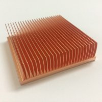 전자 방열판 전원 싱크 라디에이터 CPU 구리 스카이빙 핀 컴퓨터 케이스 50x50x15mm