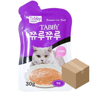 쮸루쮸루 고양이 스틱 게살, 30g, 12개
