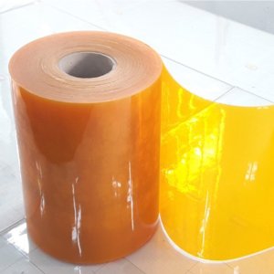 황색투명2mm30cm20m Roll - PVC염화비닐 방풍방충커튼 용접불꽃차단막 차광막 바람막이용