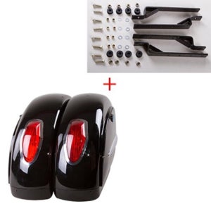 가와사키 발칸S650 사이드 박스 사이드백 브라켓 포함 유광블랙 한쌍