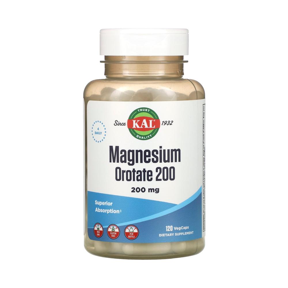 KAL <b>오로트산</b> 마그네슘 오로테이트 200mg 120캡슐