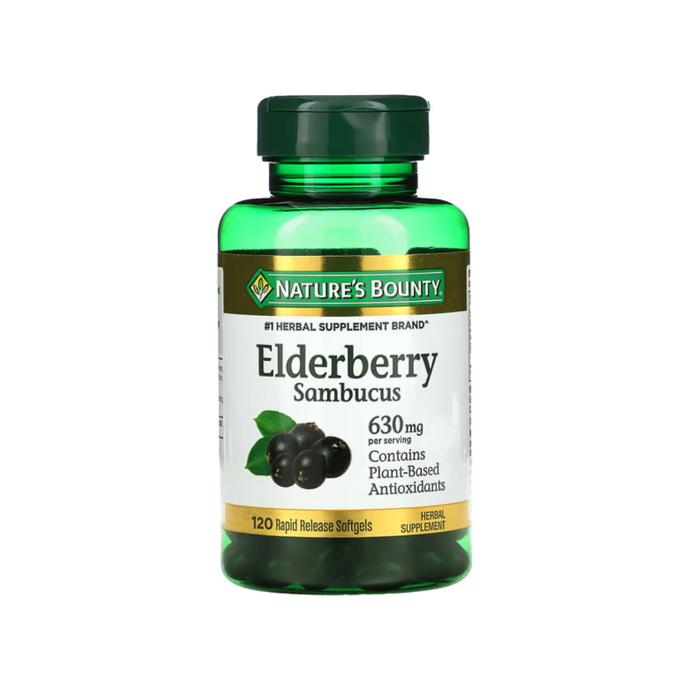 네이처스바운티 <b>엘더베리 삼부커스 210mg</b> 120소프트젤