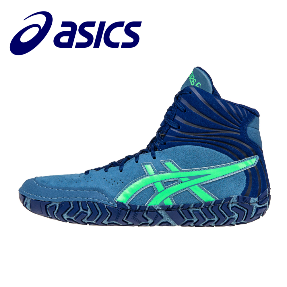 ASICS 남성용 어그레서 2 복싱화 더스티 블루실버레드 오렌지 12 M US