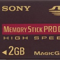 SONY 메모리 스틱 PRO 듀오(Hi-Speed) 2GB [MSX-M2GNU]