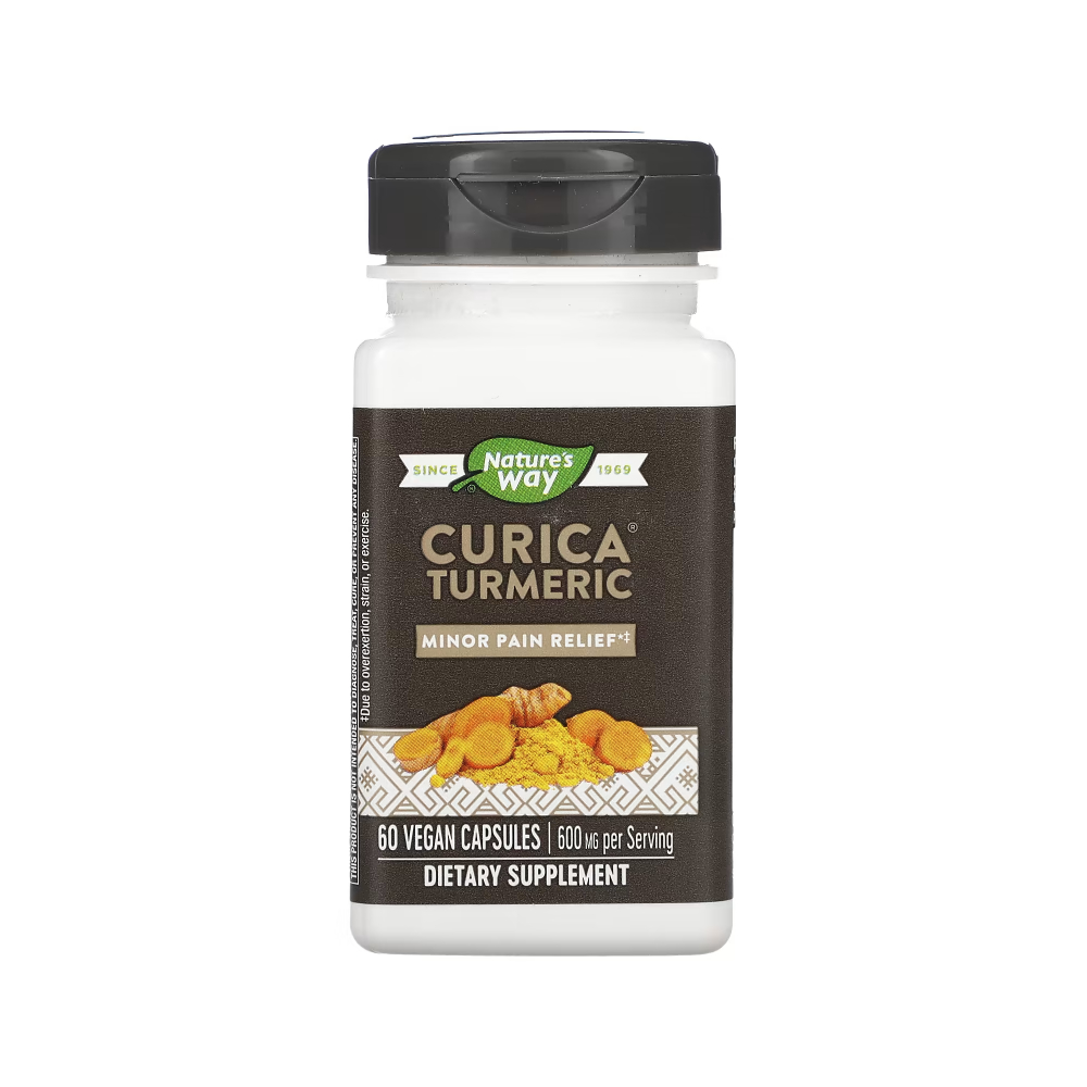 <b>네이처스웨이 커큐민</b> 강황 Curica 터메릭 600mg 60베지캡슐