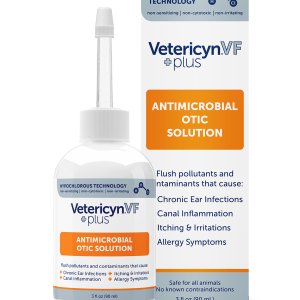 미국수의사전용 베테리신 VF 강아지/고양이 귀세정제 염증 외이염 냄새 귀청소가려움증과자극완화