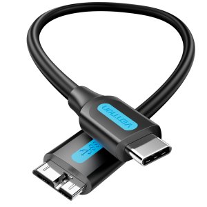 벤션 C타입 to USB3.0 마이크로 B 고속 케이블 0.5m, CQA