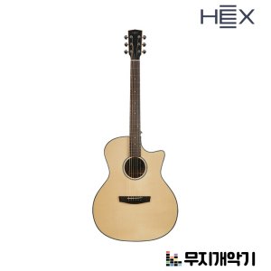 헥스 GA바디 컷어웨이 픽업 탑솔리드 어쿠스틱 기타 통기타 GA200CE M HEX Grand Auditorium Cutaway Pick Up Acoustic Guitar