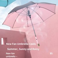 내부 선풍기 장착 튼튼한 우산 장 단 자동 수동 여름