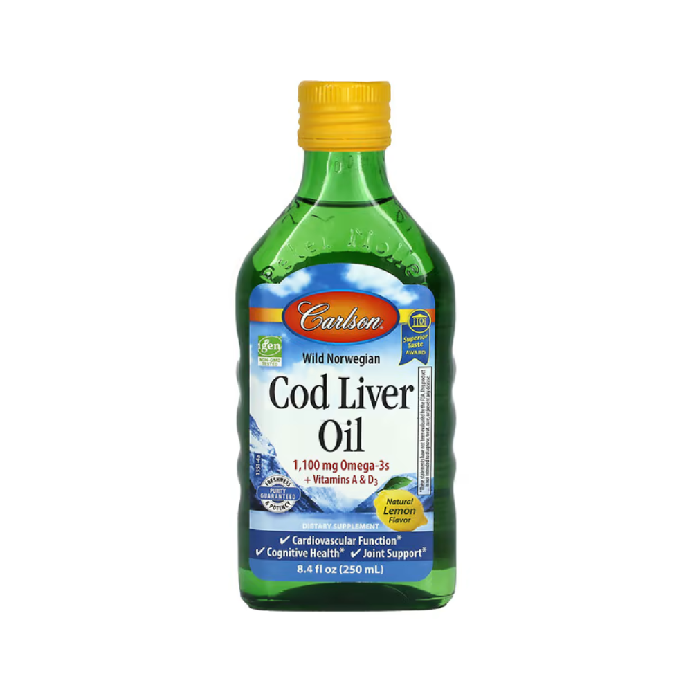 칼슨 와일드 노르웨이전 <b>코드리버오일</b> 네추럴레몬 1000mg 250ml