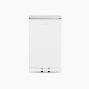 매직캔 무소음 휴지통 히포2 크롬 오토실링 21L, 화이트(MH250WCRA)