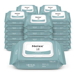 네이즈 노블 물티슈 휴대용 평량72g 캡20매 x30팩