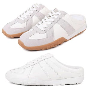 운동화블로퍼 여름슬리퍼 캐주얼 뒤없는슬리퍼 뮬 남자캔버스 독일군 어글리 키높이 4.5cm