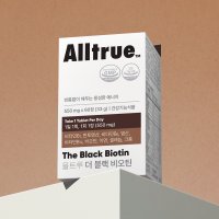 올트루 더 블랙 비오틴 맥주효모 블랙곡물 어성초 판토텐산 550mg X 60정