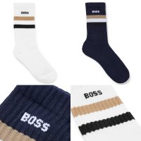 휴고보스 베르티니 남자 테니스 양말 HUGO BOSS 스트라이프 쿼터 테니스웨어 테니스복