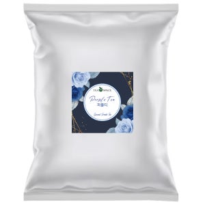 [티스페이스] 프리미엄 퍼플티 대용량 1kg 카페용 업소용 보라빛 과일차