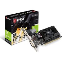 MSI 게이밍 지포스 GT 710 2GB GDRR3 64비트 그래픽 카드 GT 710 2GD3 LP