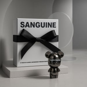 새차선물 카디퓨저 추천 명품 베톰 곰돌이 차량용 방향제 블랙크롬 No Map