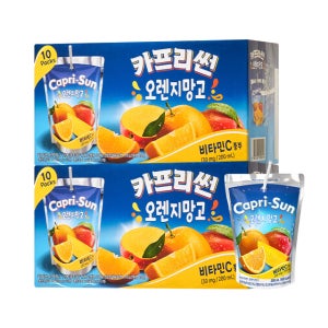 농심 카프리썬 오렌지망고 200ml (10팩) / 2개