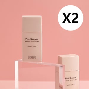 [본사 스토어] 성분에디터 톤업 선베이스 핑크블라썸 혼합자차 선크림 30ml, 2개