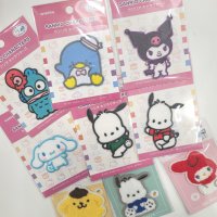 sanrio 산리오 와펜 컴퓨터자수 턱시도샘 시나모롤 쿠로미 마이멜로디 포차코 항교돈 헬로키티 폼폼푸린