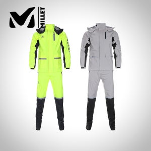 밀레세이프티 웻 웨더 기어 작업용 우의 비옷 남자 라이더 배달우비