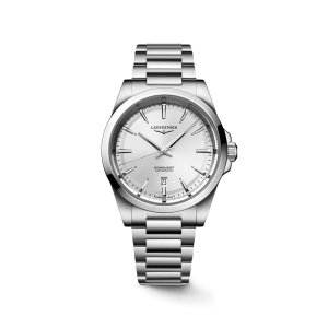 [공식] 론진 콘퀘스트 실버 다이얼 41MM L3.830.4.72.6